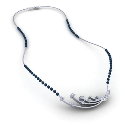 925 Sterling Silver Eternal love Shining Stars Mangalsutra