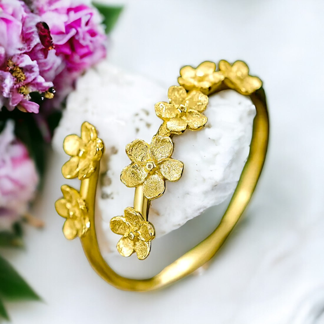 Golden Cherry Ring For Women & Girls