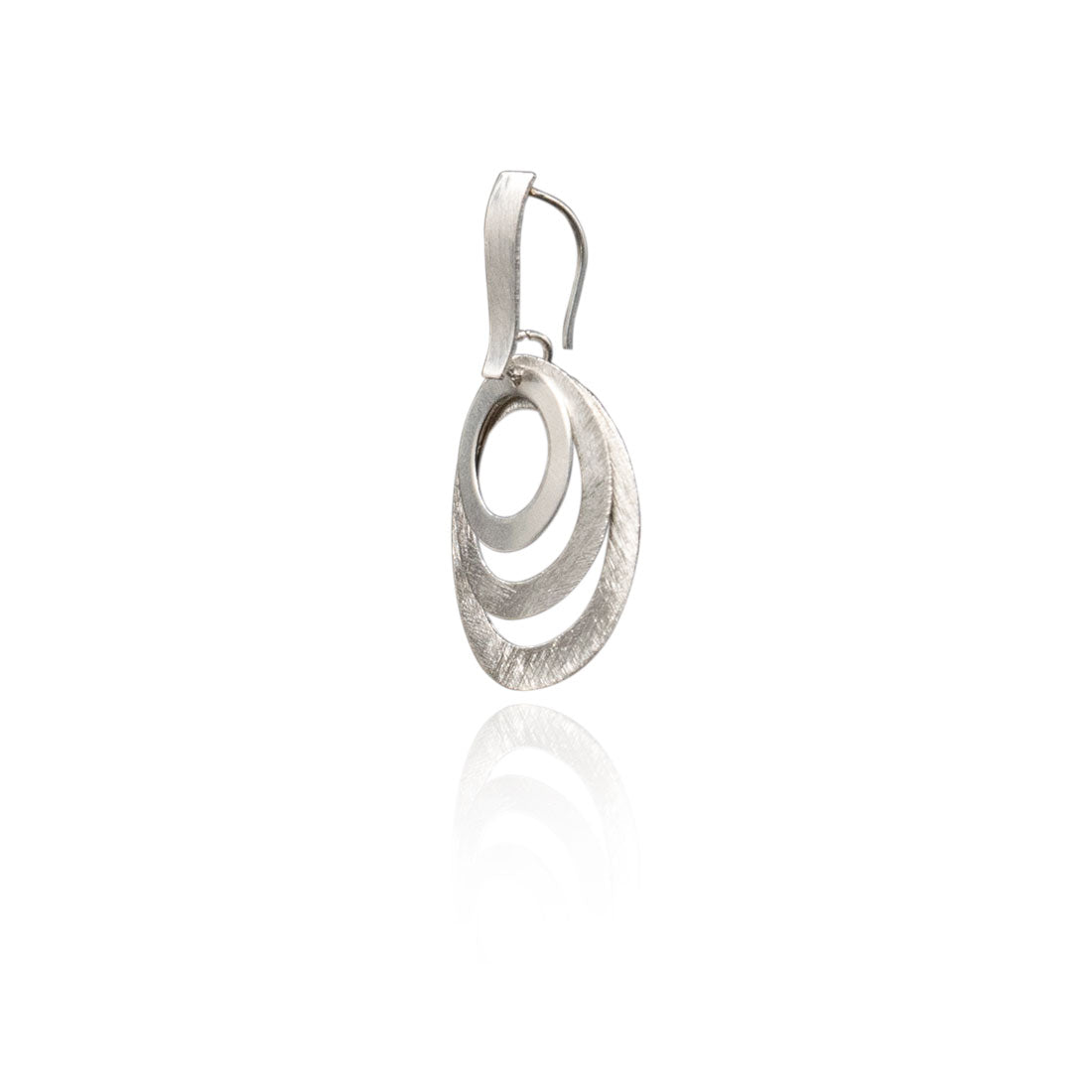 Sterling silver round cut Drop earrings for women and girls