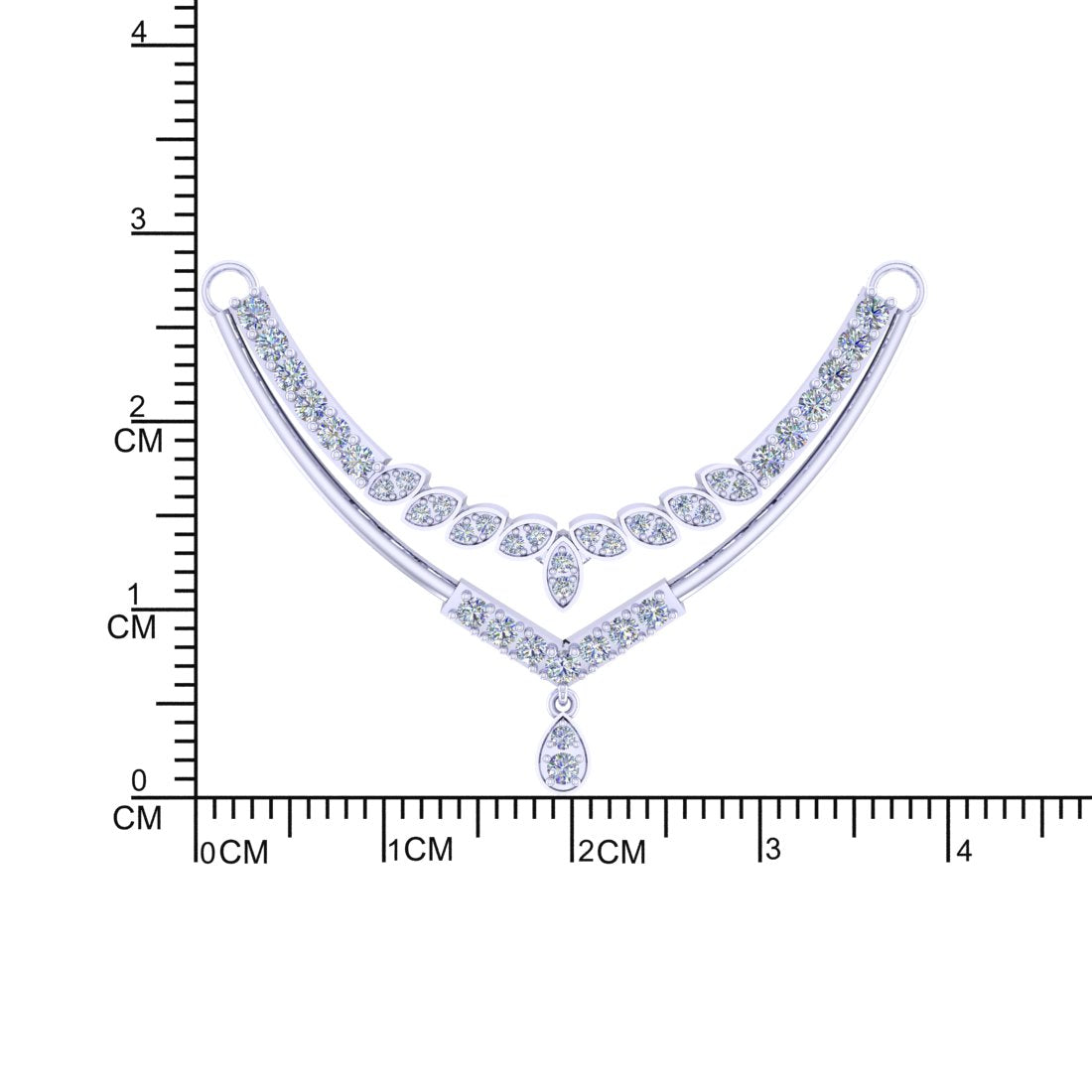 925 Sterling Silver Eternal love Enamoured Mangalsutra