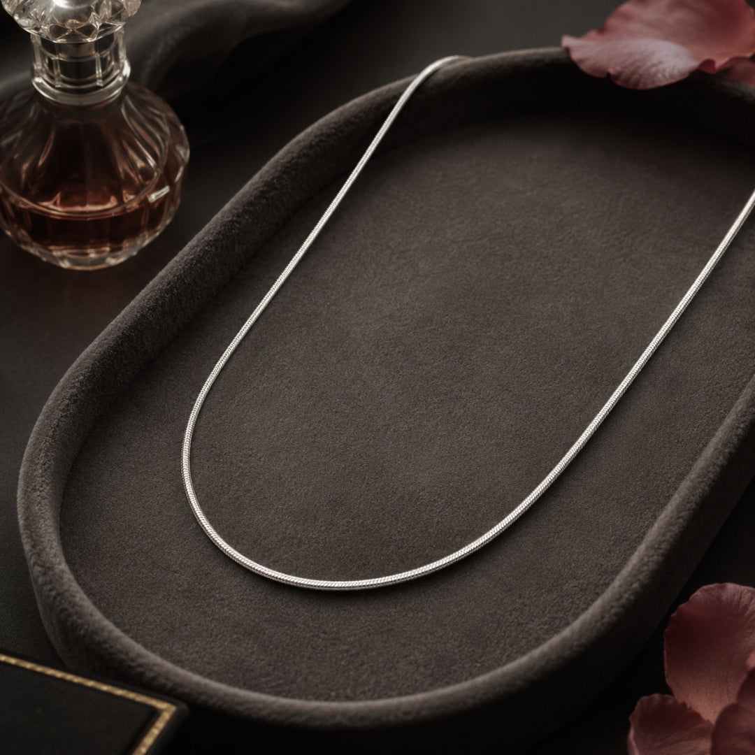 Sterling Silver Slim Chain for Women