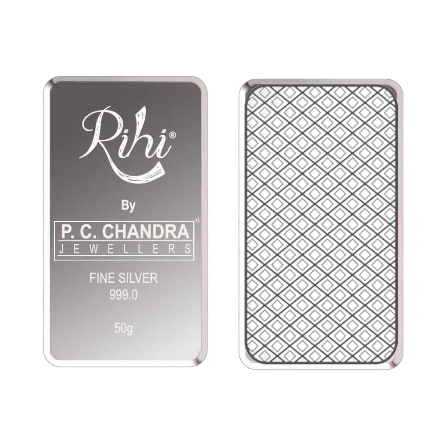 Silver Bar Coin 120 Grams (50 Grams + 50 Grams + 20 Grams) (999 Purity)