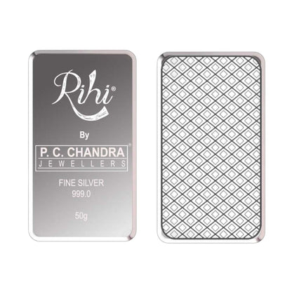 Silver Bar Coin 120 Grams (50 Grams + 50 Grams + 20 Grams) (999 Purity)