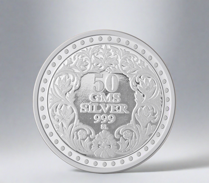 Happy Anniversary 50gm Silver Coin