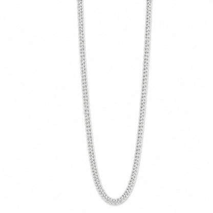Sterling Silver Woven Curb Chain for Men and Women