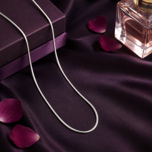 Sterling Silver Slim Chain for Women