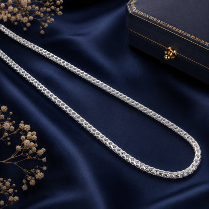 Sterling Silver Franco Chain for Men and Women