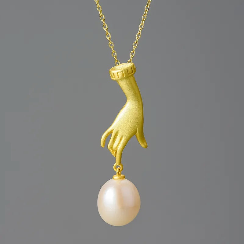 Hand Statue Necklace For Women & Girls