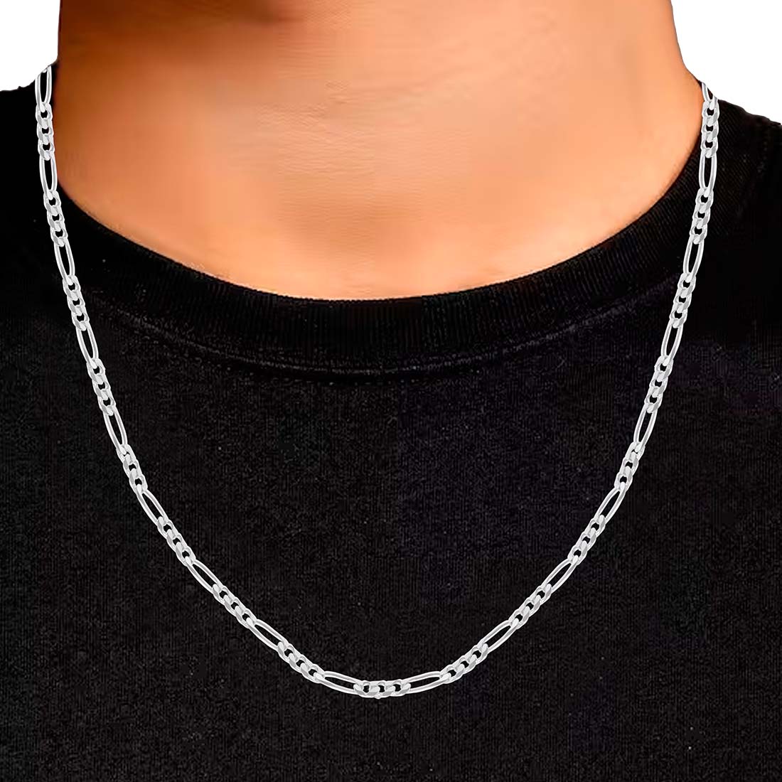 Pure Sterling Silver Link Chain For Men & Boys