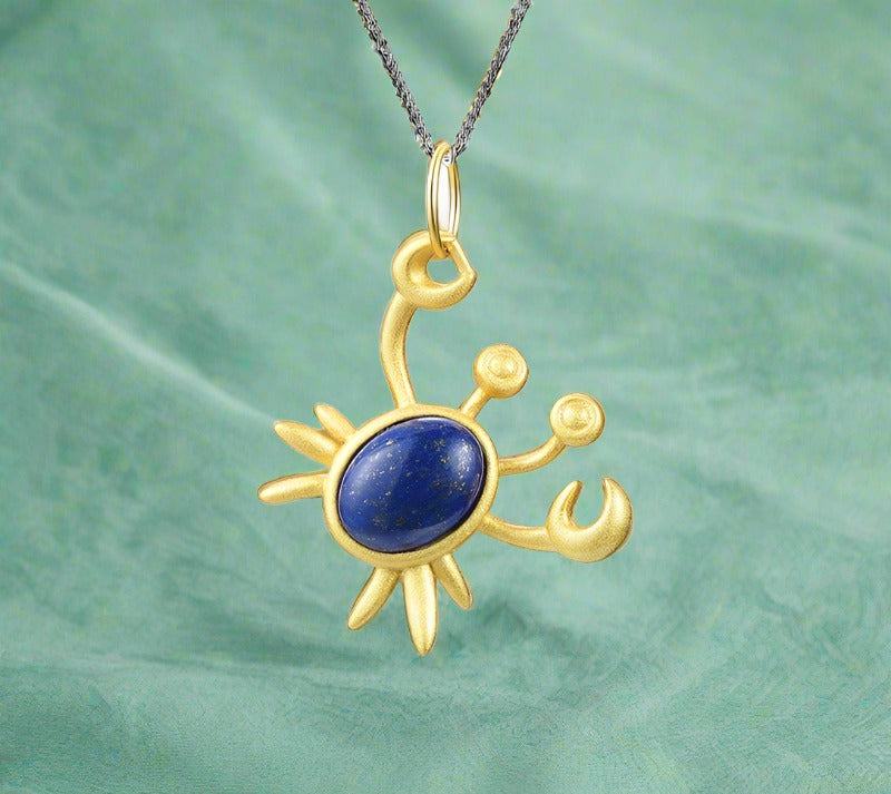 Cute Crab Pendant For Women & Girls(Without Chain)