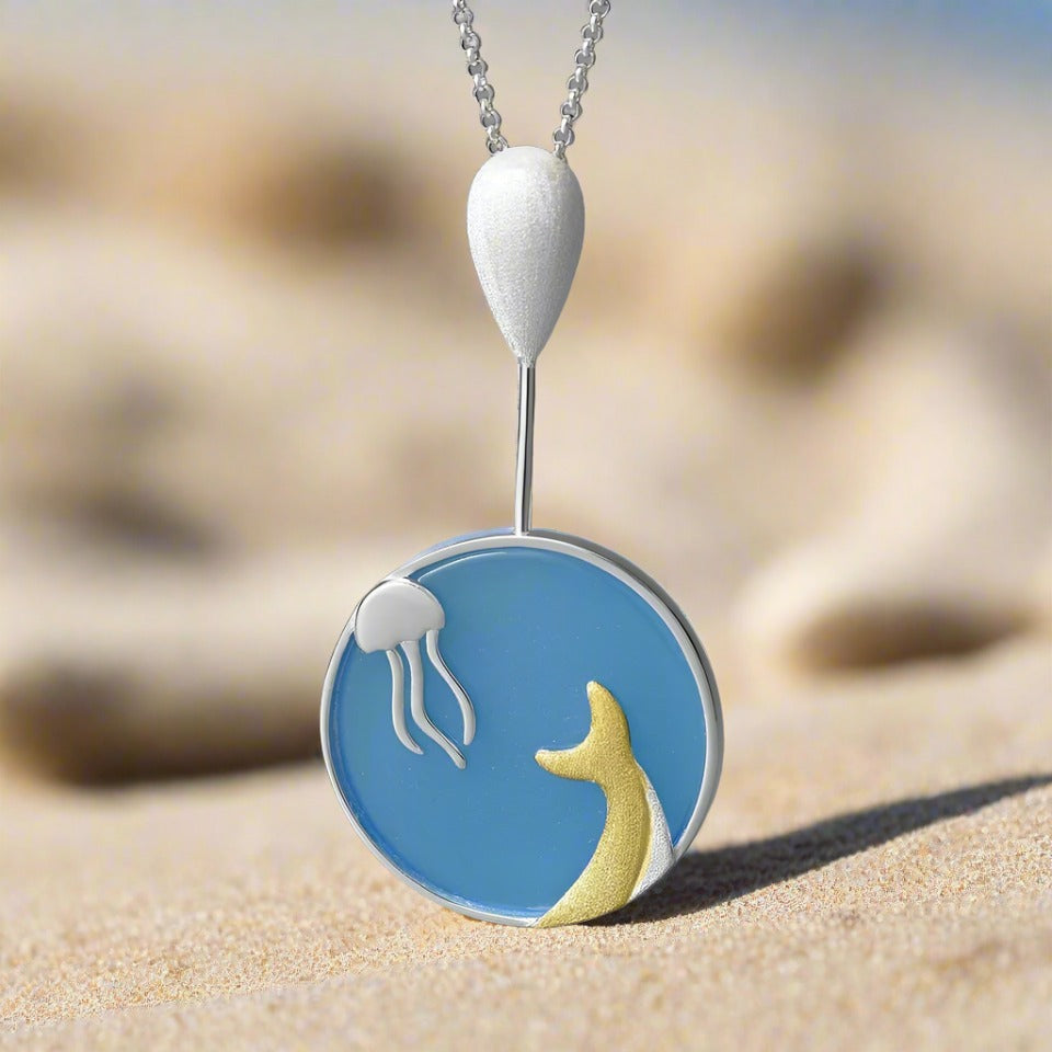 Ocean Pendant For Women & Girls(Without Chain)