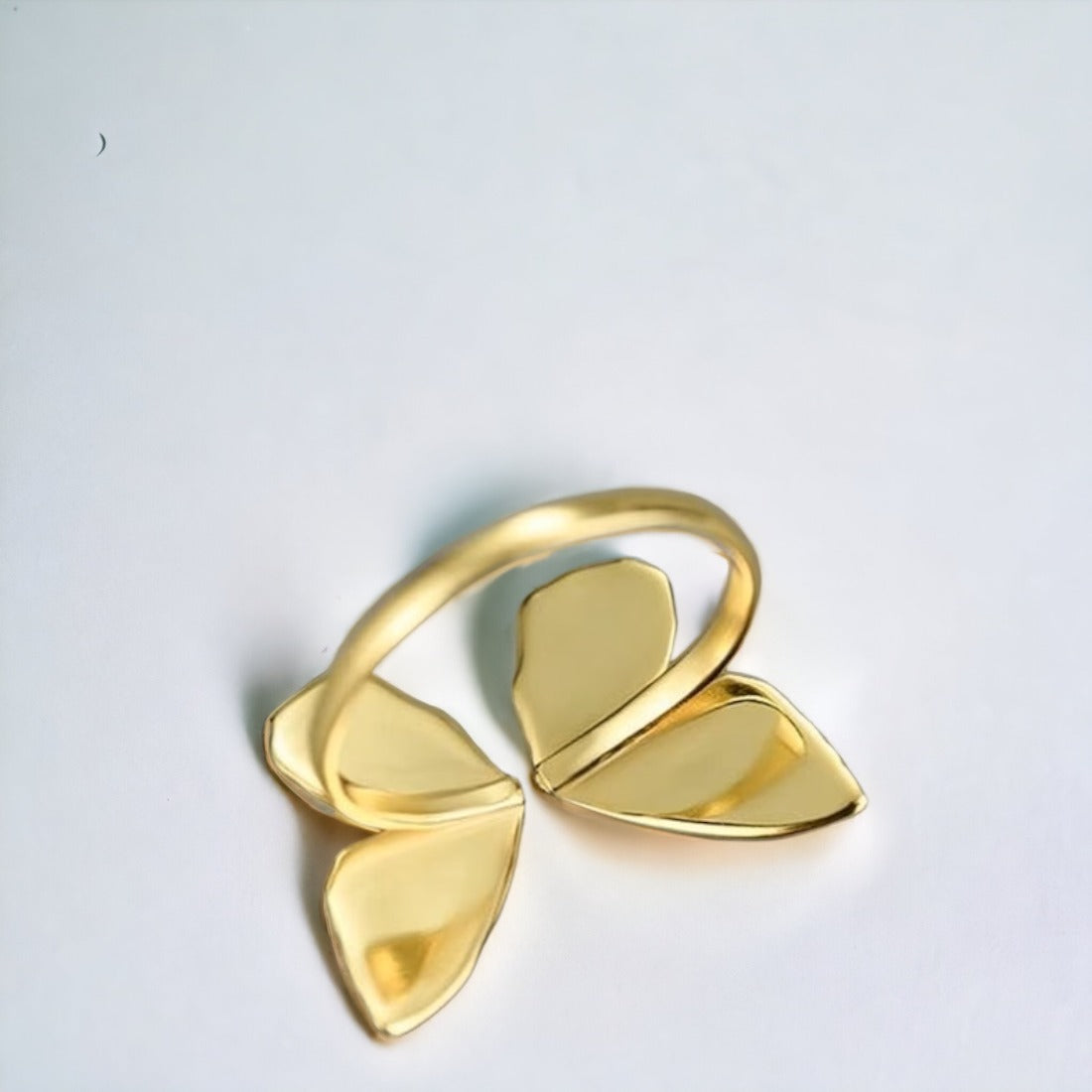 Gold Butterfly Ring For Women & Girls