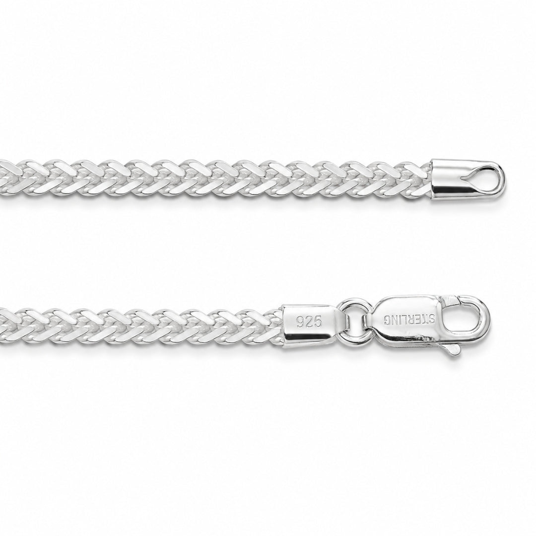Sterling Silver Franco Chain for Men and Women