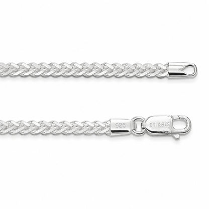 Sterling Silver Franco Chain for Men and Women