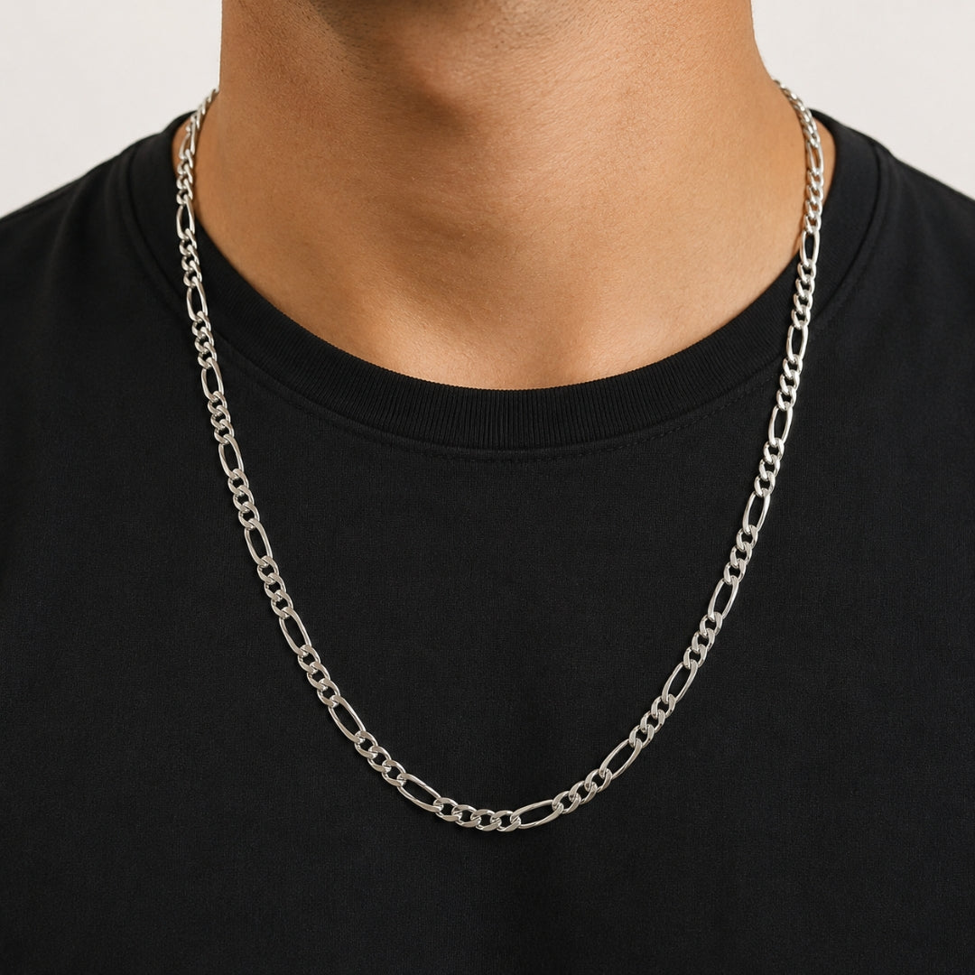 Silver Link Chain For Men