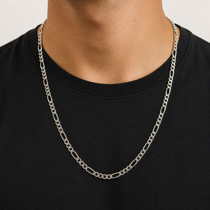 Silver Link Chain For Men