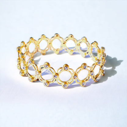 Gold Plated Bracelet Or Ring For Women & Girls