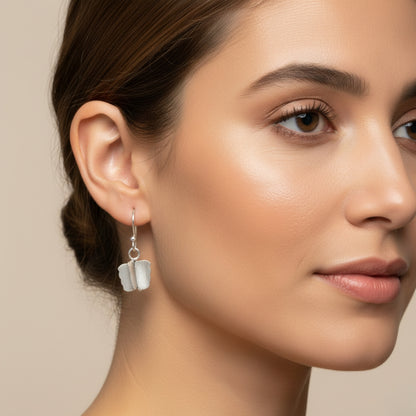 Sterling Silver Butterfly Hook Earrings for Women and Girls