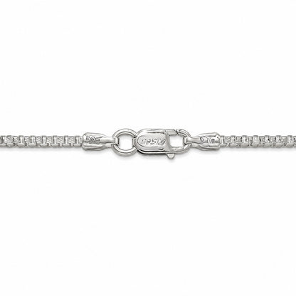 Sterling Silver Box Link Chain for Men and Women