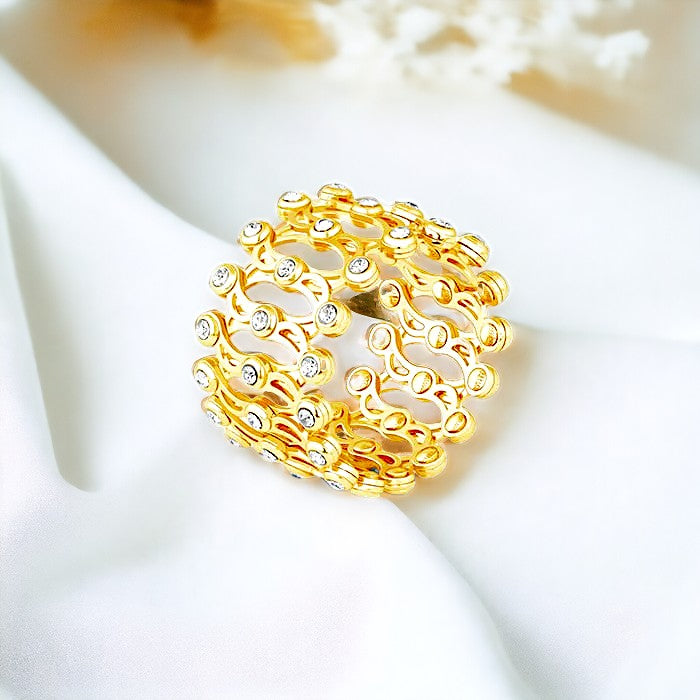 Gold Plated Bracelet Or Ring For Women & Girls