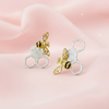 Sterling Silver Cute Bee Stud Earrings for Girls & Women
