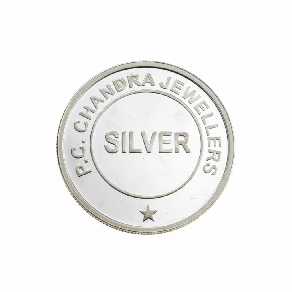 Shubh Dhanteras Silver Coin - Pure 999 Fine Silver