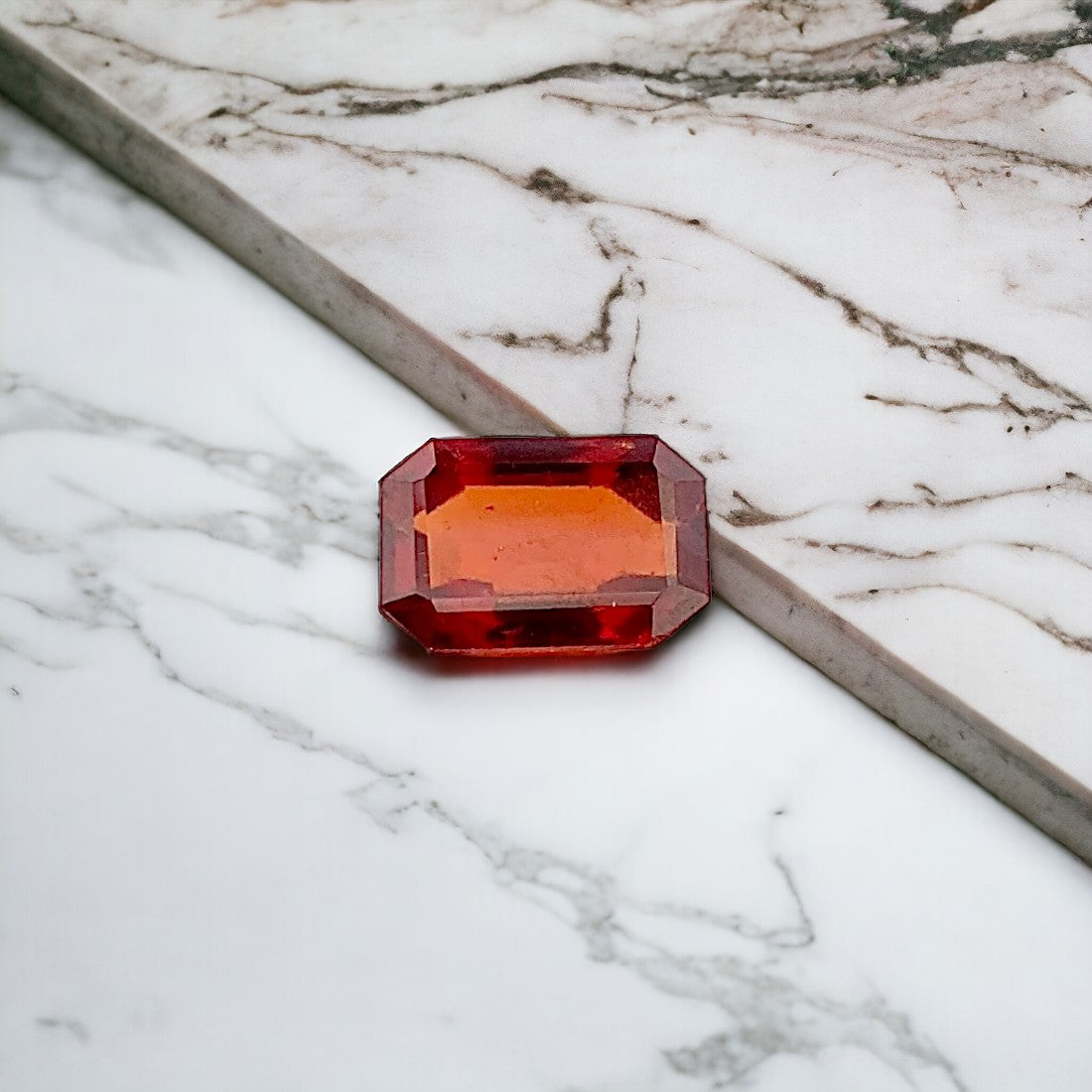 Gomed (Hessonite) Loose Stone – Natural Certified Gemstone for Astrology Use