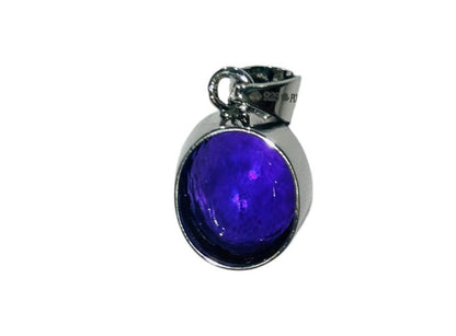 Certified Amethyst Pendant In Hallmark 925 Silver For Men & Women