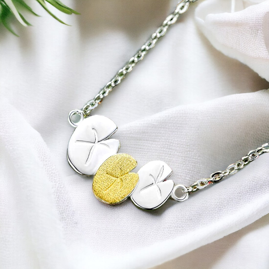 Lotus Leaf Necklace For Women & Girls