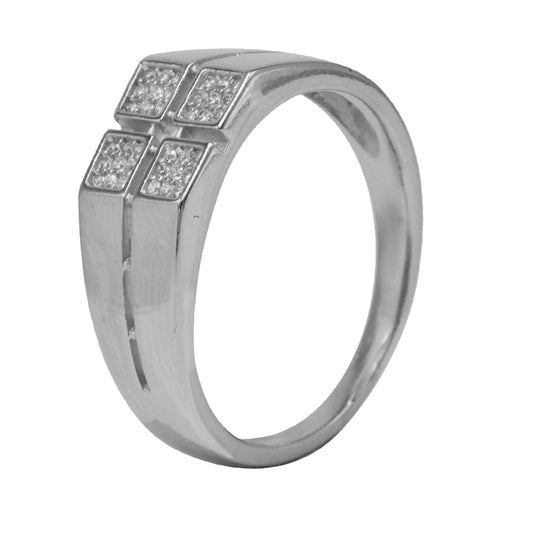 Sterling Silver EterKnight Quadrant Ring for Men