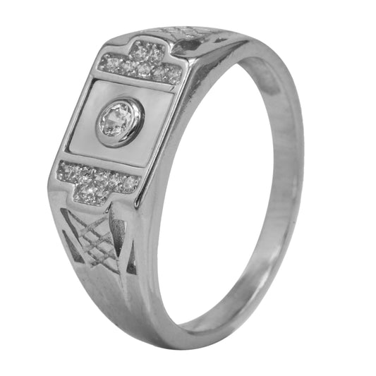 Sterling Silver EterKnight Centric Core Ring for Men