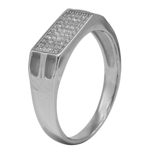 Sterling Silver EterKnight Surface Ring for Men