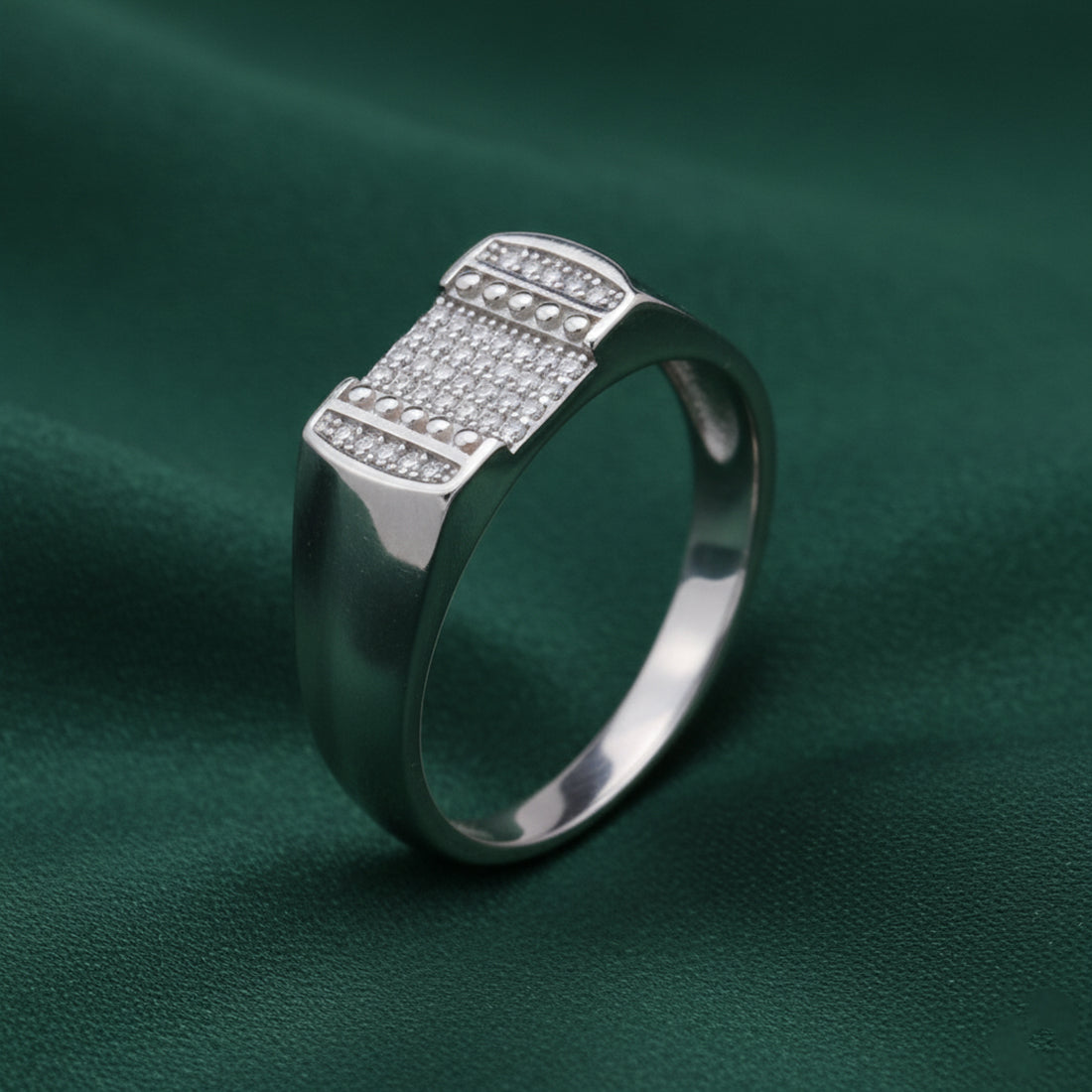 Sterling Silver EterKnight Forge Ring for Men