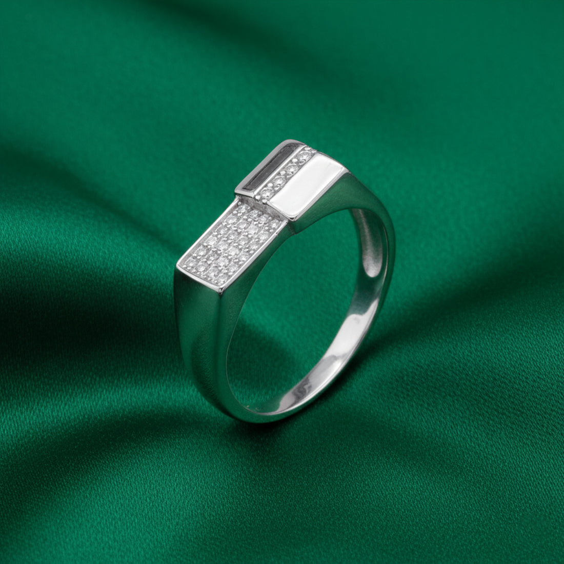 Sterling Silver EterKnight Strata Ring for Men