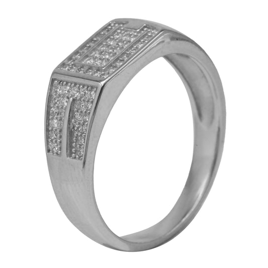 Sterling Silver EterKnight Parallel Ring for Men