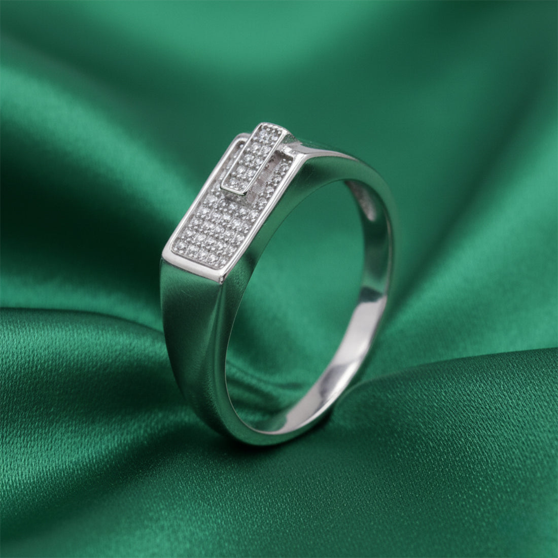 Sterling Silver EterKnight Vector Ring for Men