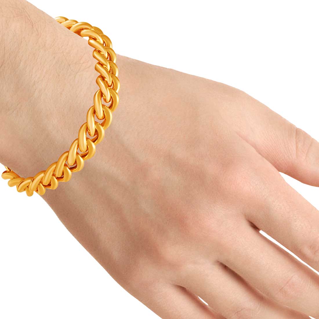 Yellow Chimes Bracelets for Men and Boys | Silver Kada Bracelet for –  GlobalBees Shop