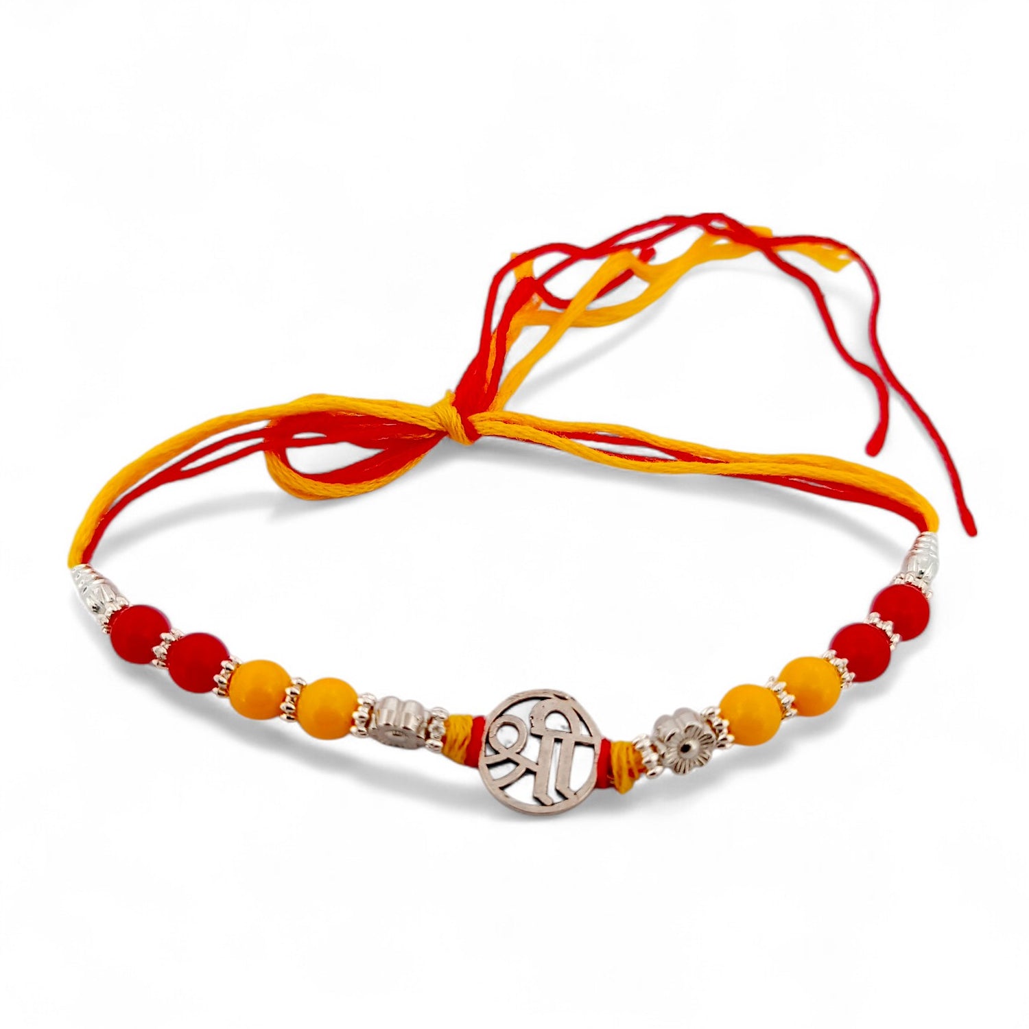 925 Sterling Silver Oxidized Shree Rakhi