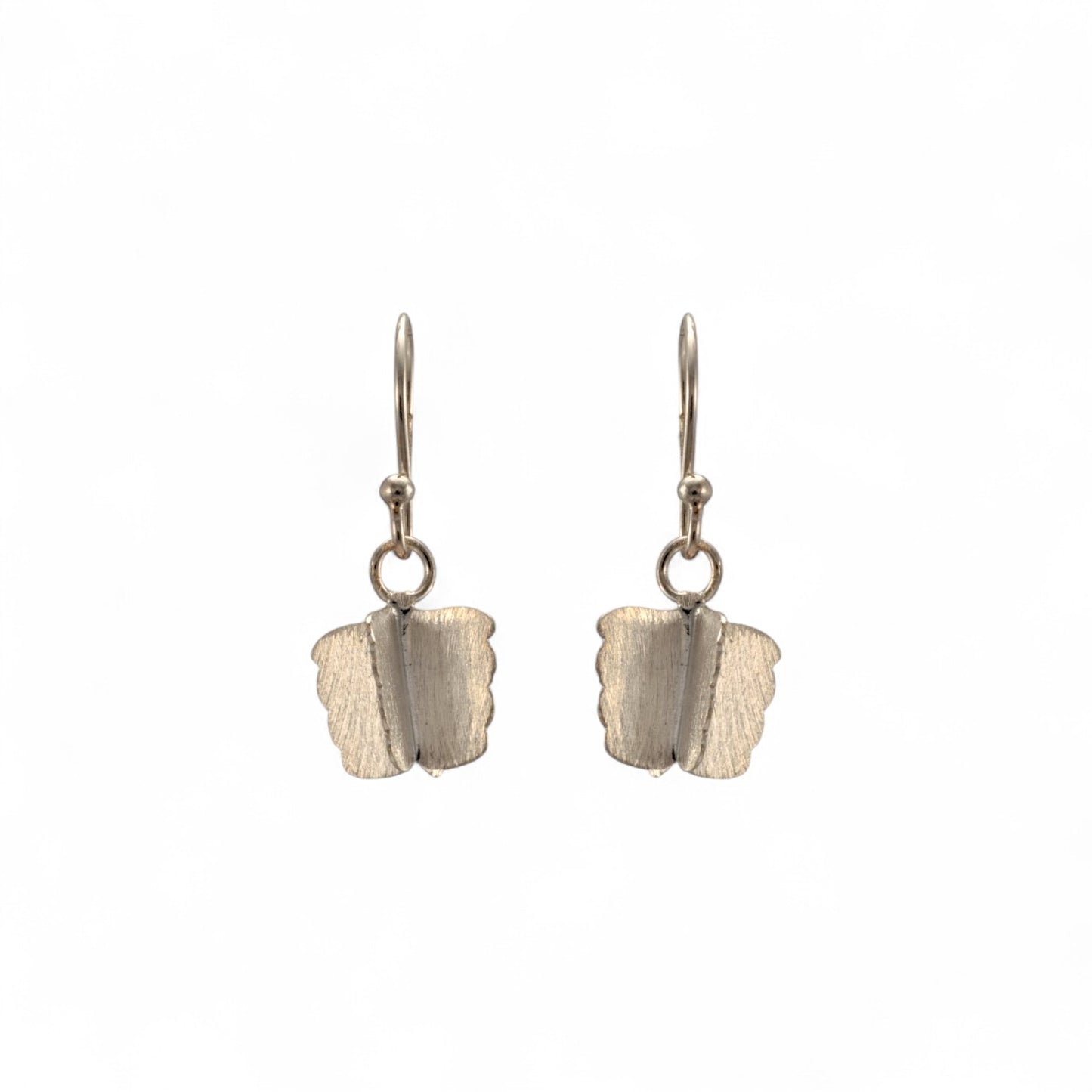 Sterling Silver Butterfly Hook Earrings for Women and Girls