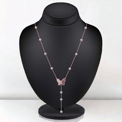 Cutout Butterfly Necklace For Women