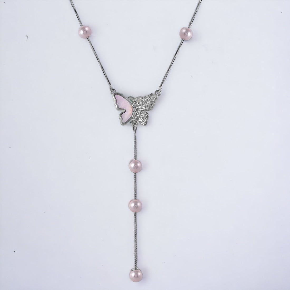 Silver Graceful Necklace For Women & Girls