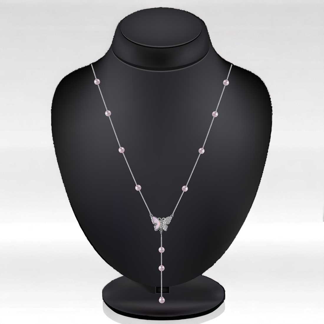 Silver Graceful Necklace For Women & Girls