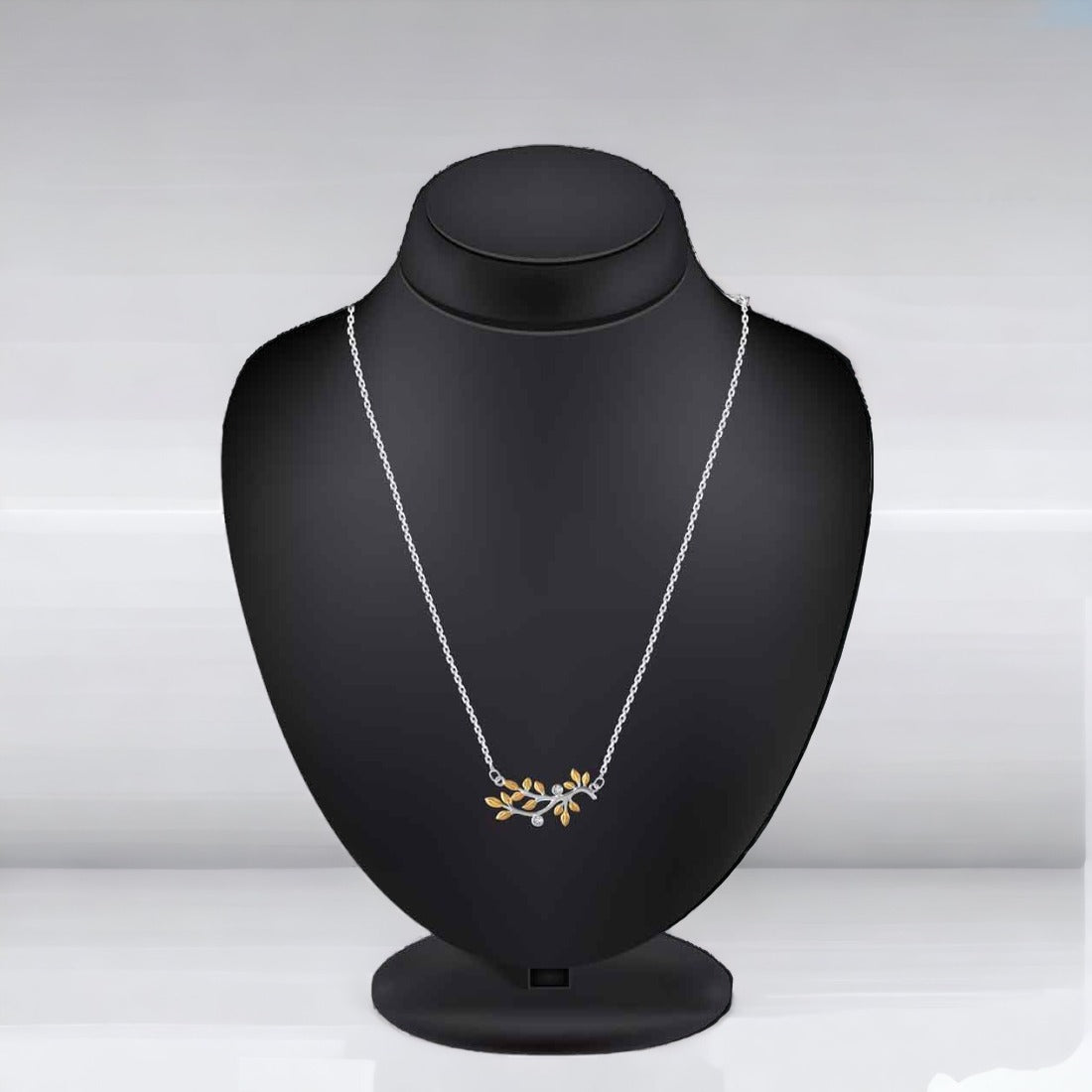 Pearl Cubic Zirconia Leaf Necklace and Earring Set | David's Bridal