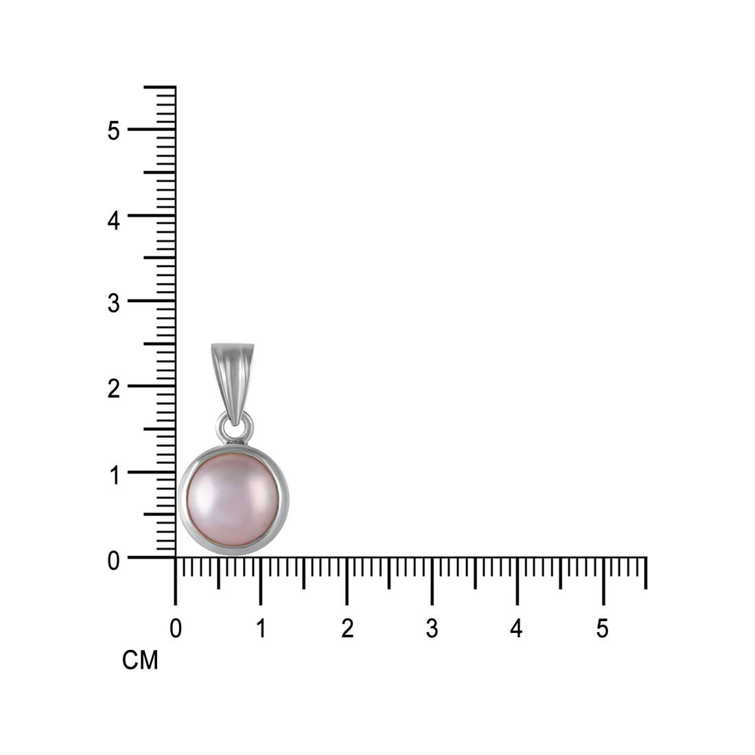 Certified Pearl For Men & Women (With Silver Pendant, 8.50-9 CARAT) Grade-C