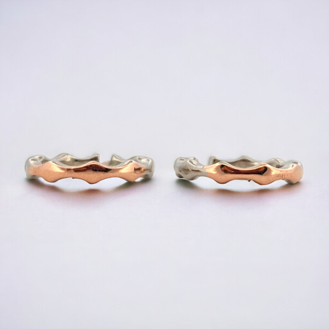 Duo Wave Toe Ring
