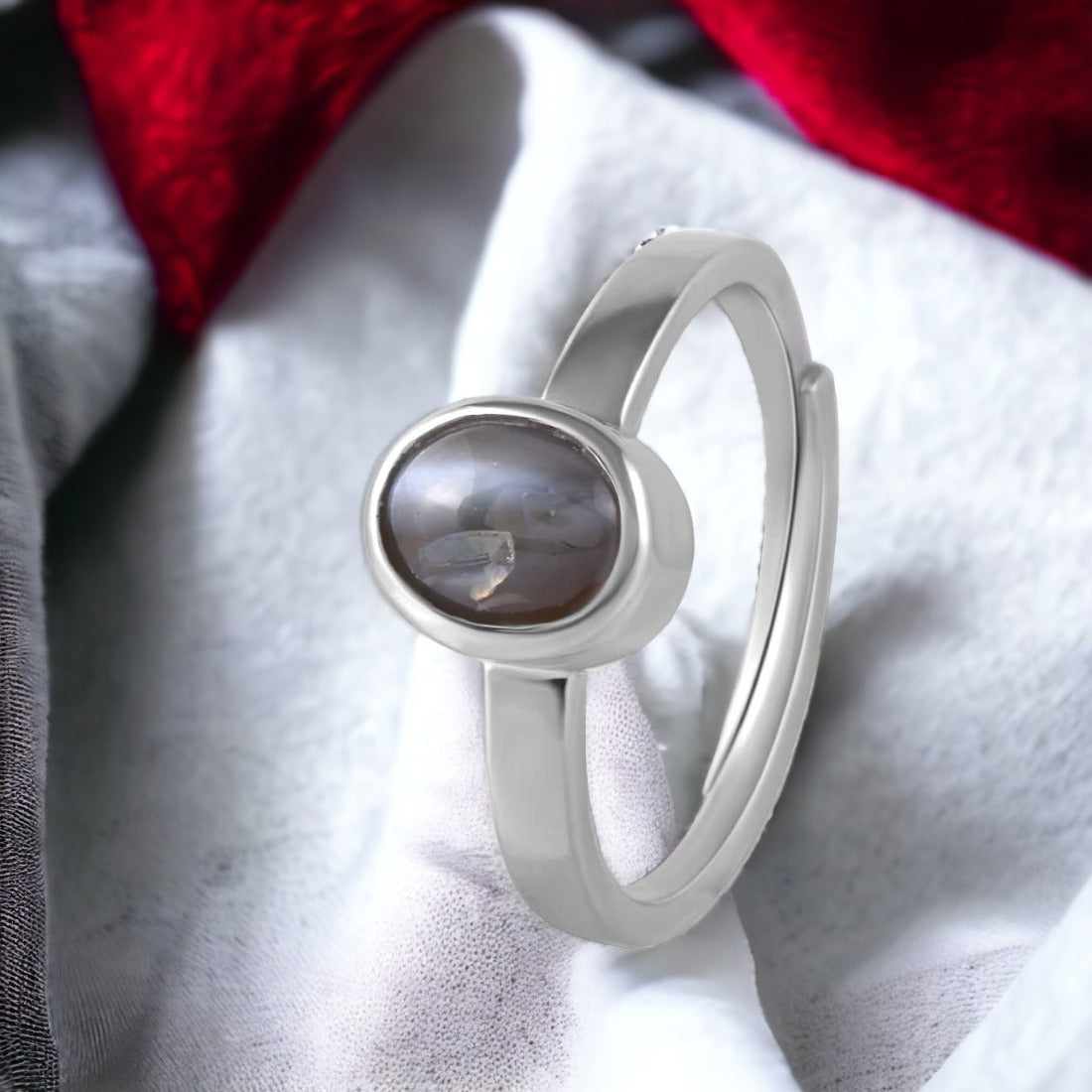 Certified Natural Cat's Eye Ring for Men & Women