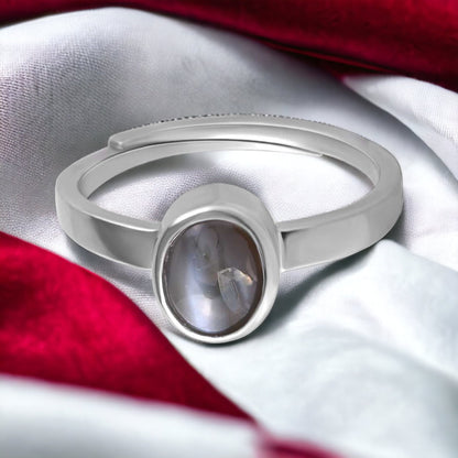 Certified Natural Cat's Eye Ring for Men & Women