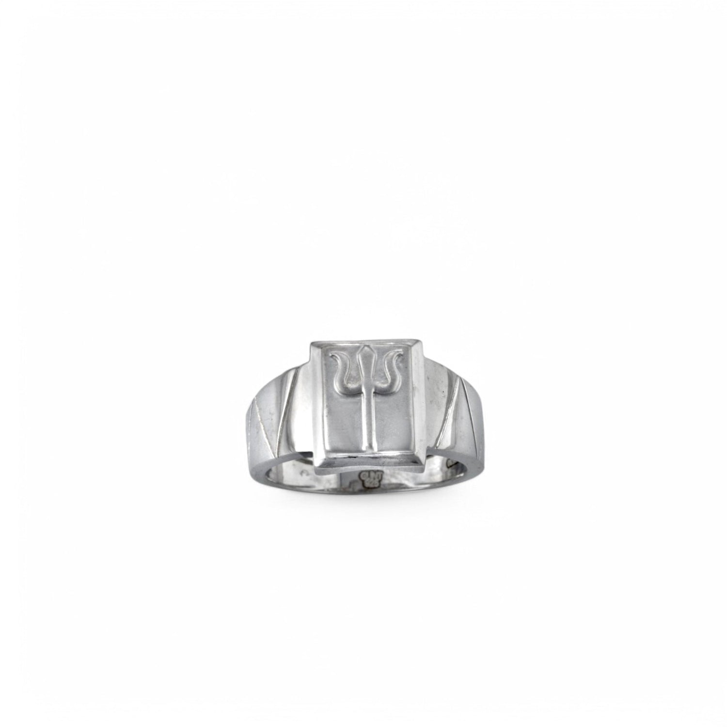 Sterling Silver EterKnight Three Spears Mens Ring