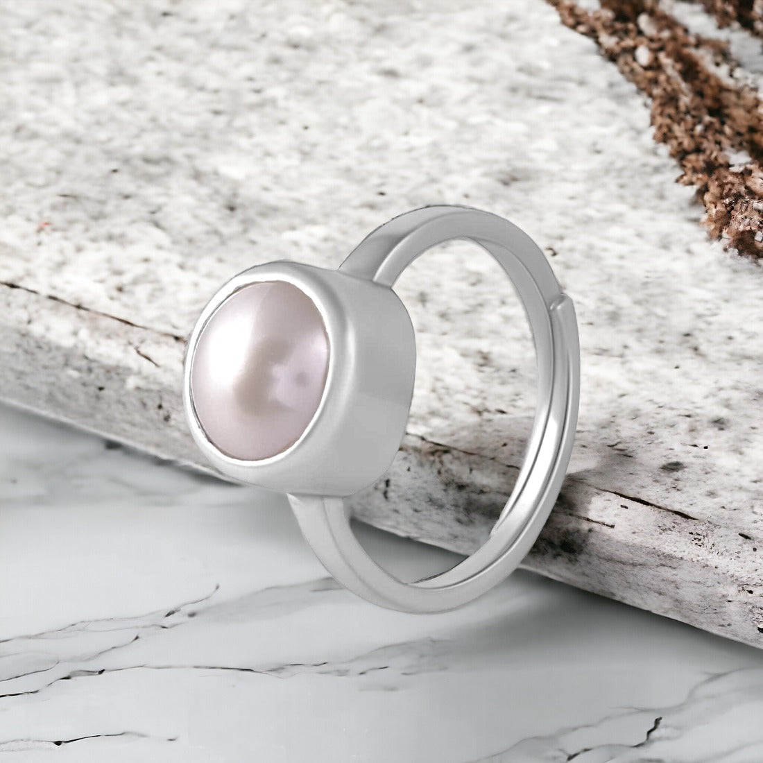 Certified Pearl For Men & Women (Adjustable Ring, 8.50-9 CARAT)