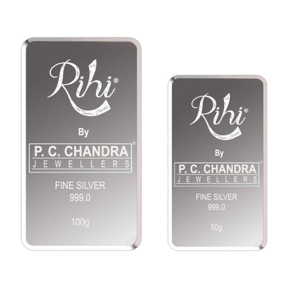 Silver Bar cum Coin 150 Grams (100 Grams + 50 Grams) (999 Purity)